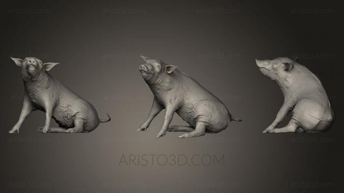 Animal figurines (STKJ_0383) 3D model for CNC machine